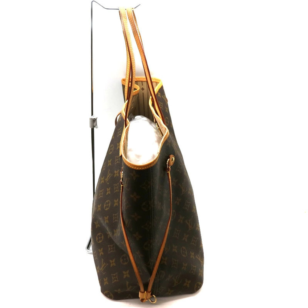 LOUIS VUITTON Neverfull Monogram Canvas Brown Tote Bag - Picture 5 of 10